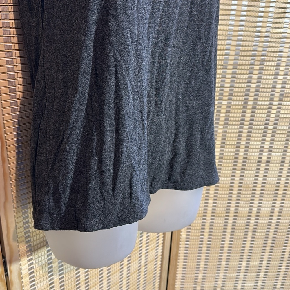 Grace Dark Heather Gray Heavy Weight Tank Top Large - Picture 5 of 13